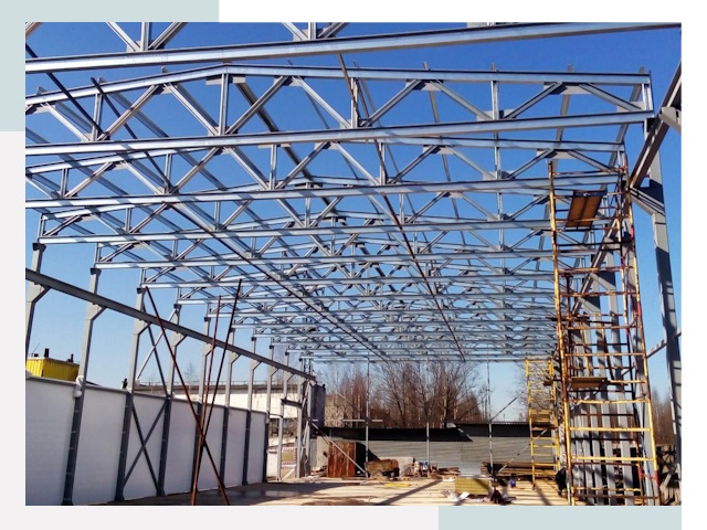 Строительство цехов в Полысаево от 617 руб. под ключ