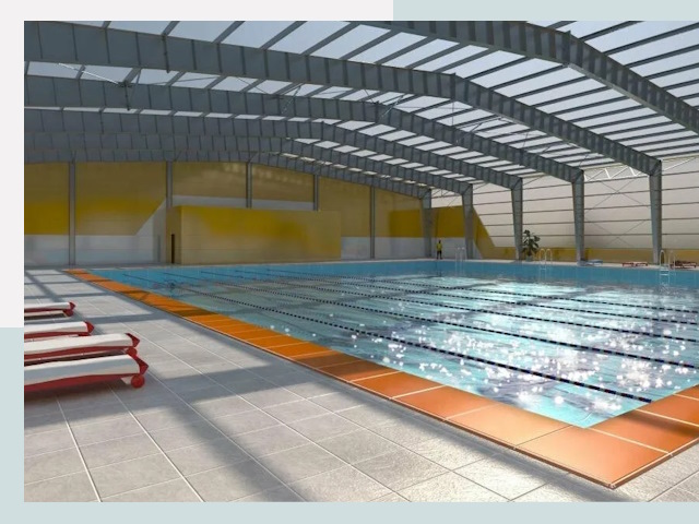 Строительство крытых бассейнов в Полысаево