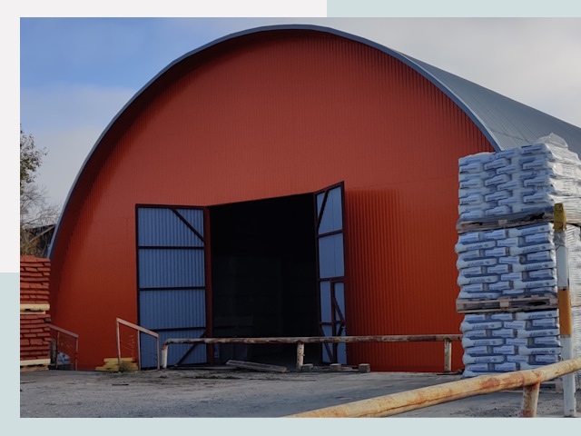 Полукруглые ангары по цене от 617 руб. в Полысаево