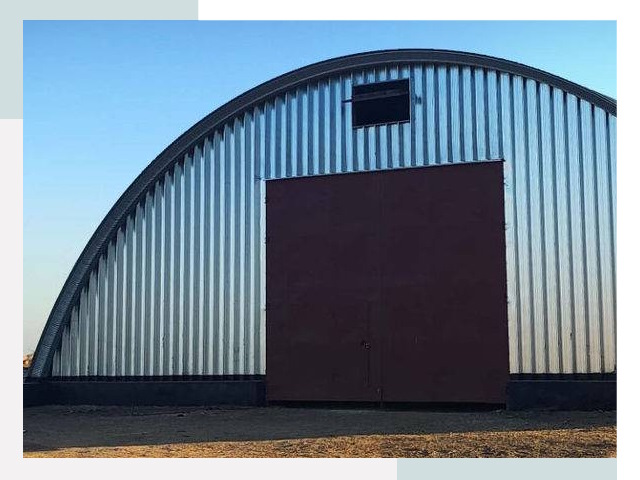 Бескаркасные ангары в Полысаево