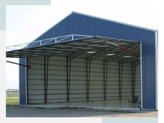 Прямо стенные ангары в Полысаево