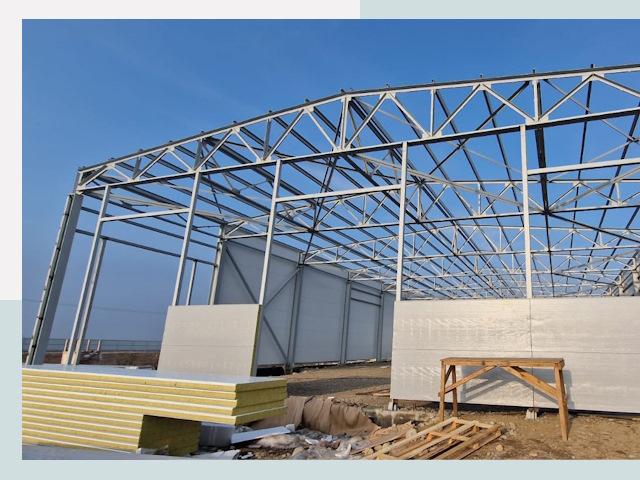 Утепленные ангары в Полысаево от 617 руб. за м²