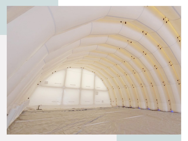 Пневмокаркасные ангары в Полысаево