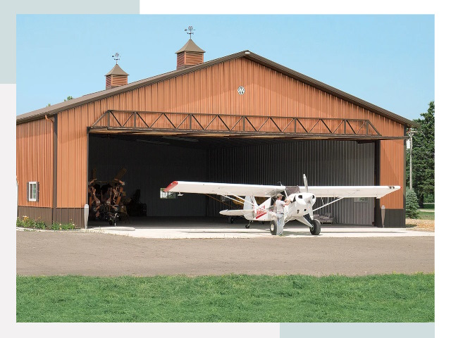 Ангары для самолетов в Полысаево