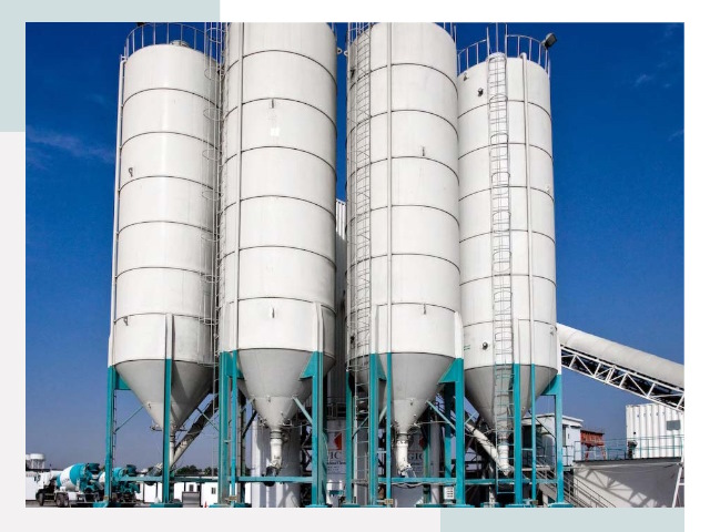 Строительство цементных силосов в Полысаево