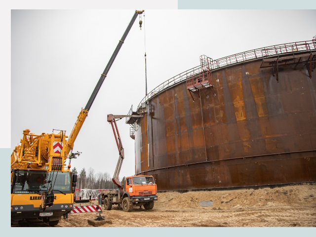 Монтаж резервуаров в Полысаево от 617 руб. за м³