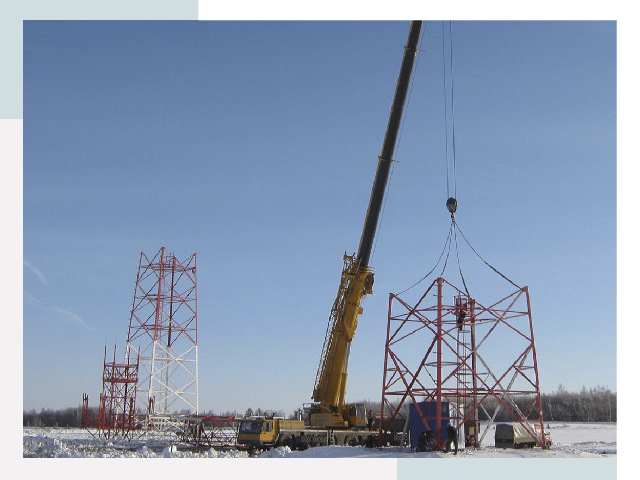 Монтаж вышек связи в Полысаево