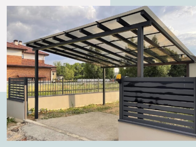 Металлические навесы в Полысаево от 617 руб. за м²