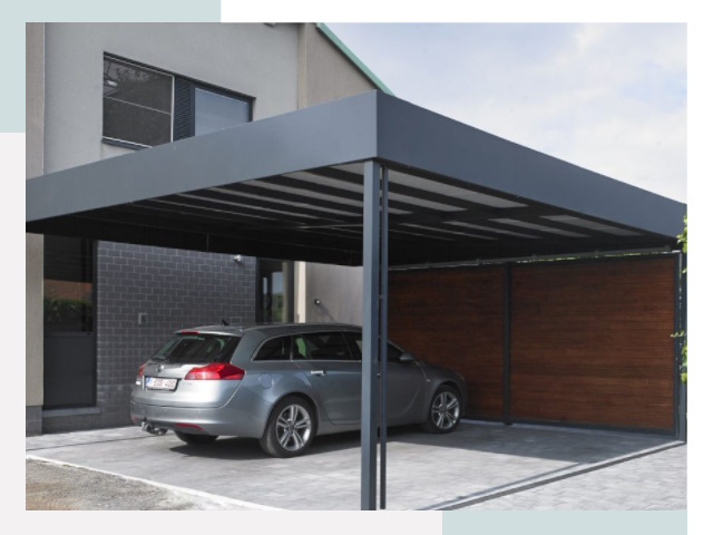 Металлические навесы в Полысаево