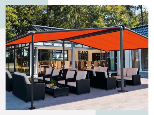 Навесы для кафе и ресторанов в Полысаево