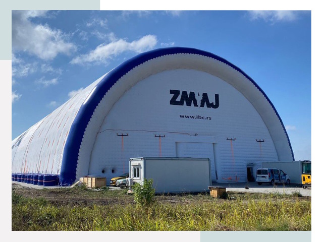 Брендирование ангаров в Полысаево