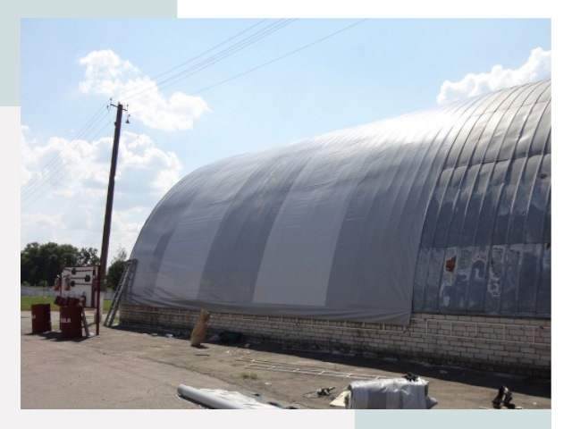 Ремонт ангаров в Полысаево