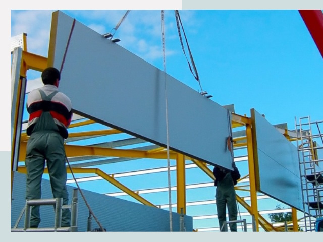 Монтаж сэндвич-панелей в Полысаево от 617 руб.