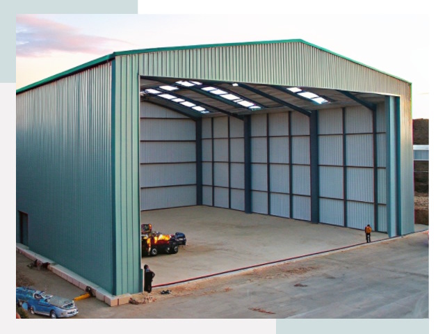 Строительство ангаров в Полысаево