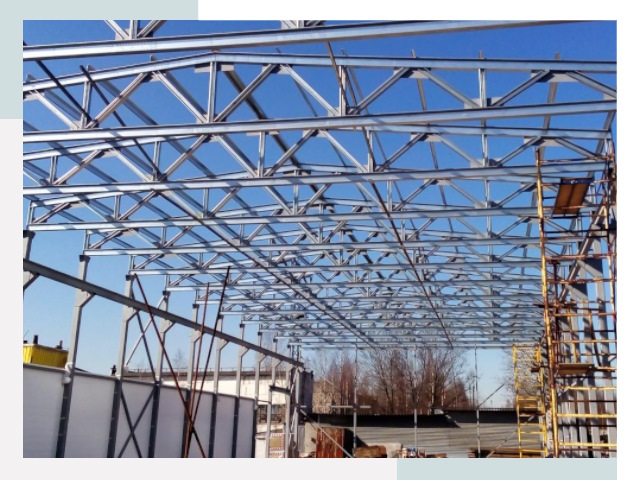 Металлокаркасы для складов в Полысаево